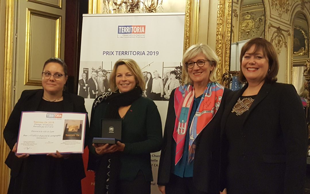 Remise du prix Territoria d'Or - catégorie Pilotage / Evaluation des politiques publiques